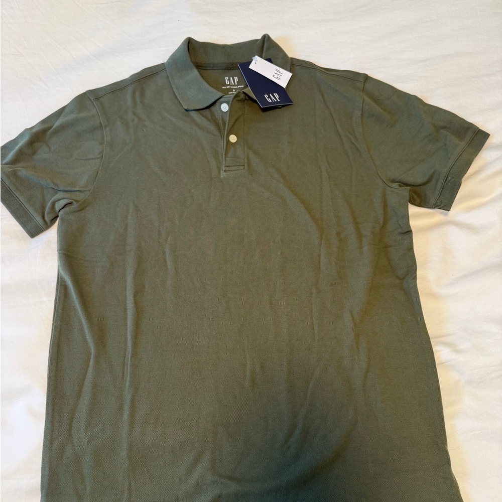 NWT GAP Men's All Day Pique Polo Shirt